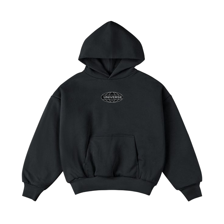 UNVRS BLACK HOODIE
