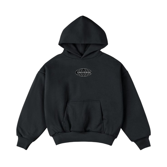 UNVRS BLACK HOODIE